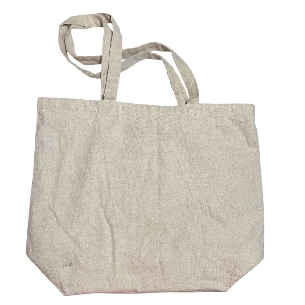 Aviator Nation Venice CA Canvas Logo Tote Bag Cream Rainbow Stripe Large (A) - Picture 7 of 11